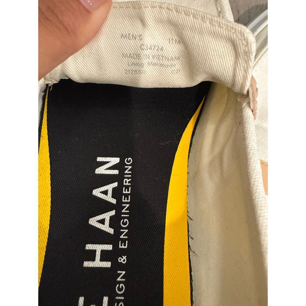 Cole Haan Men's GrandPrø Rally White Canvas Penny Loafer Boat Shoes Size 11 - Picture 4 of 8